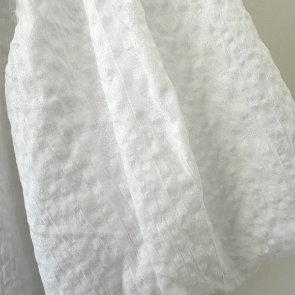 AYR The Puff Puff Sleeve Top Blouse - White Small - Picture 11 of 11